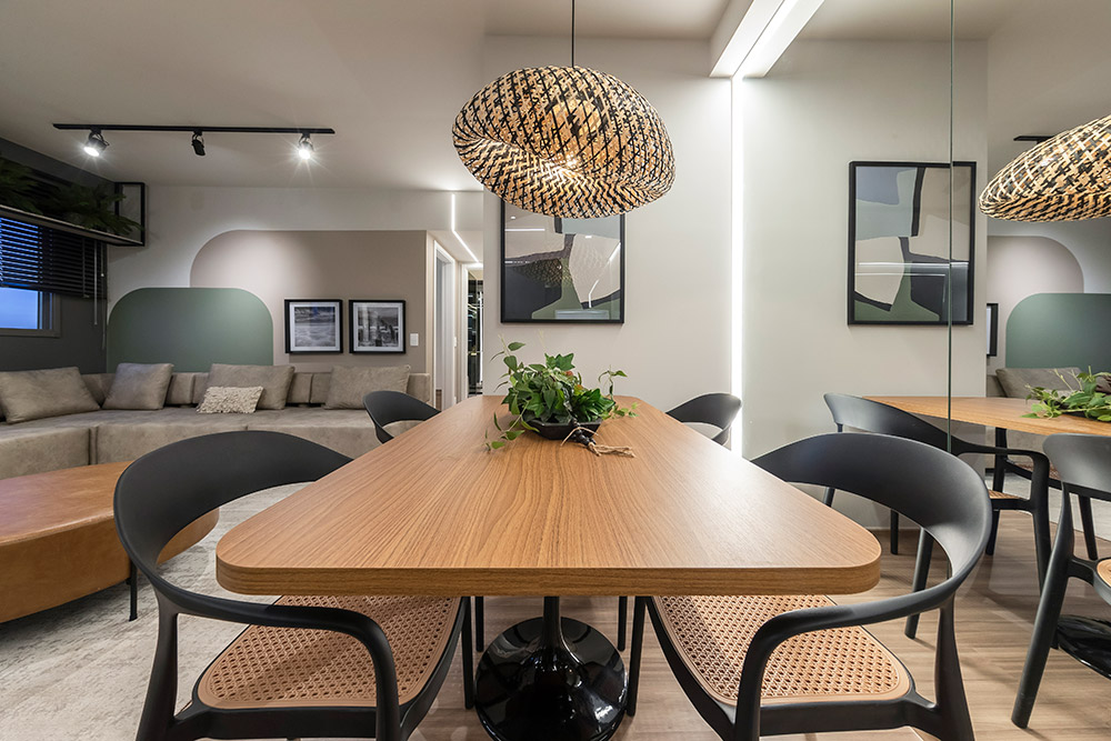 Decorado Yticon com tendência de cores para apartamentos.