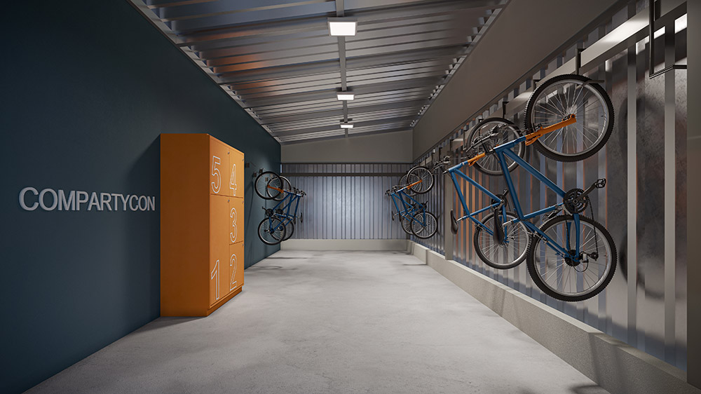 Bicicletário: espaço compartilhado