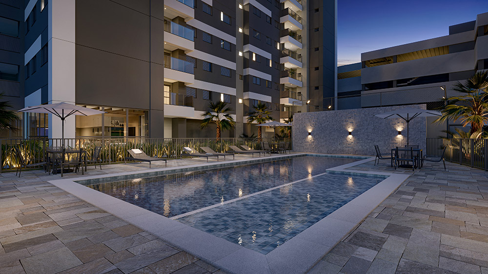 Treinar na piscina de casa