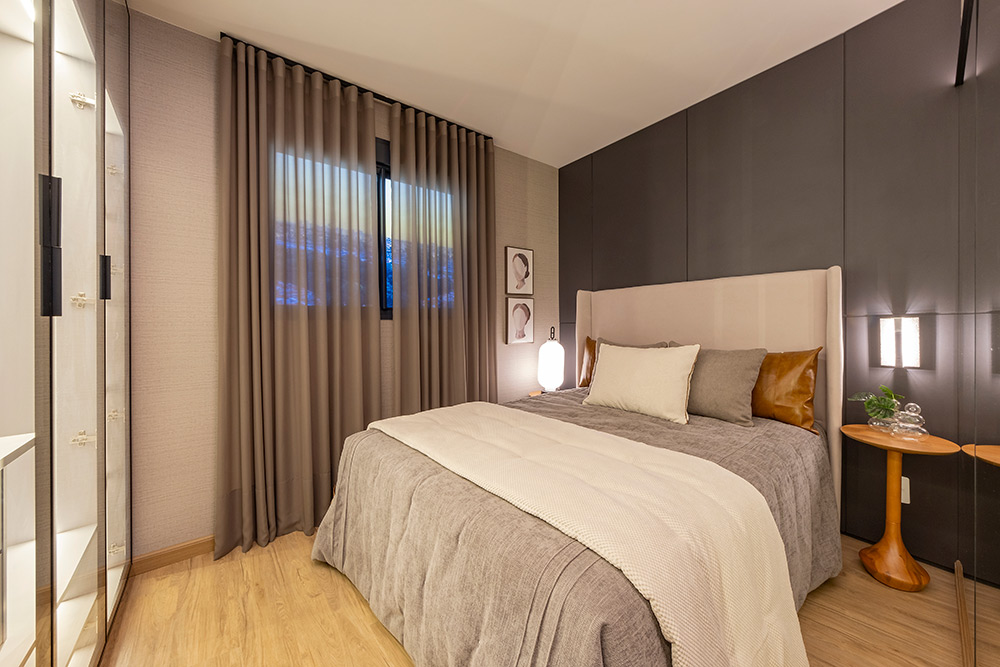 Quarto de casal decorado Yticon